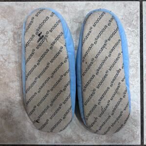 Snoozies Women’s Medium Blue Chicken Rooster Sherpa Lined Slippers cottagecore